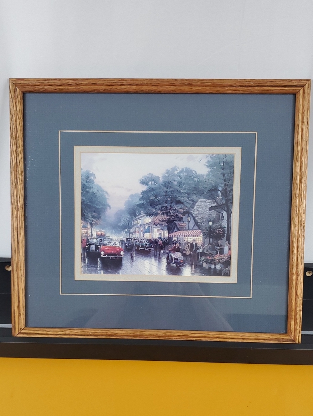 "Carmel: Ocean Avenue on a Rainy Afternoon" By Thomas Kincaid